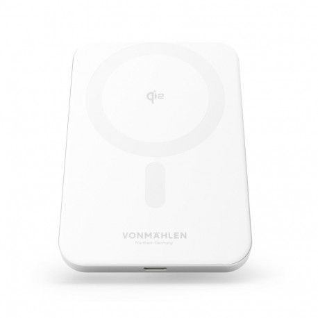 Vonmählen magnetiline akupank Evergreen Mag 5.000 mAh, valge