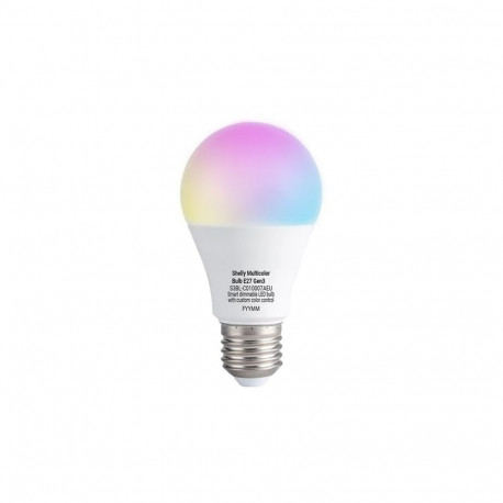 SHELLY Multicolor Bulb E27 Gen3 WiFi Bluetooth Color White Dimmable Smart Bulb