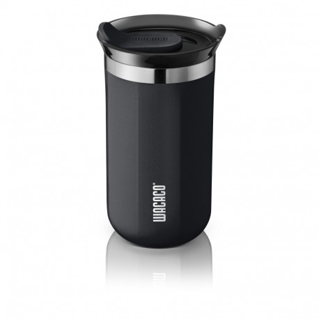WACACO Octaroma Lungo, insulated coffee mug, 300 ml, black