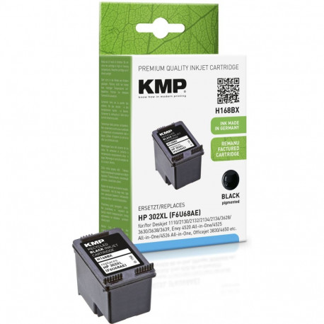 KMP pigmentmust tint 1745,4001, asendab HP302XL (F6U68AE)