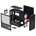 DeepCool arvutikorpus CH560 Digital karastatud klaas, must