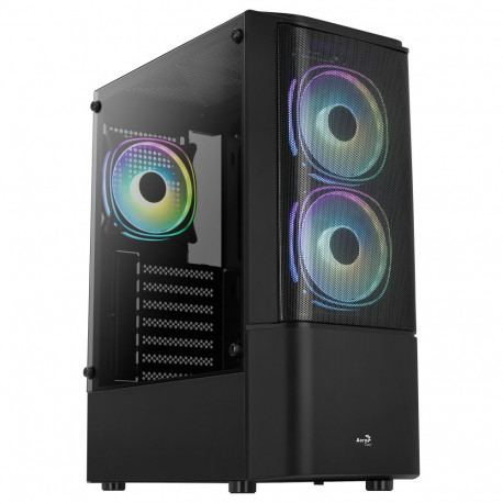 AeroCool midi-arvutikorpus Quantum Mesh v3 MicroATX/ATX/MiniITX, must