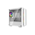 DeepCool CC360 WH ARGB Mini ITX ilma toiteplokita, valge