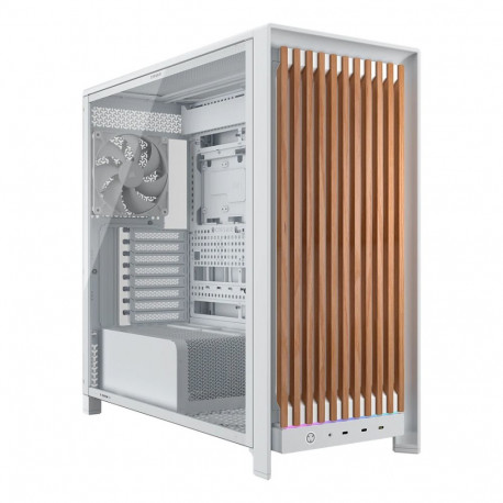 "CORSAIR Geh FRAME 5000D Wood RS Performance White/Oak"