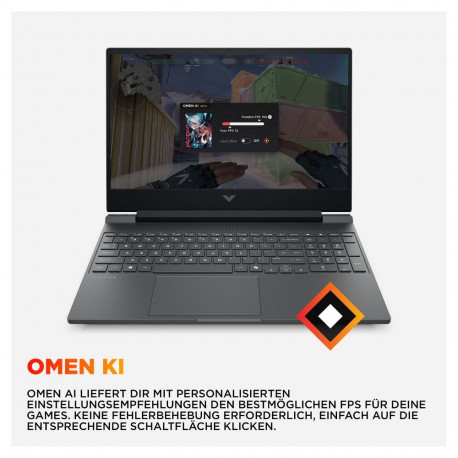 HP sülearvuti VICTUS 15-fa2451ng i5-14500HX/12GB/512SSD/RTX3050/W11 Home
