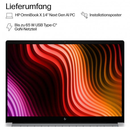 HP sülearvuti OmniBook X 14-ka0172ng CU7 356H/16GB/1TBSSD/W11 Home