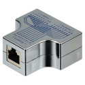 "EFB Elektronik T-modular adapter RJ45 socket/2xsocket 1 1 shielded"