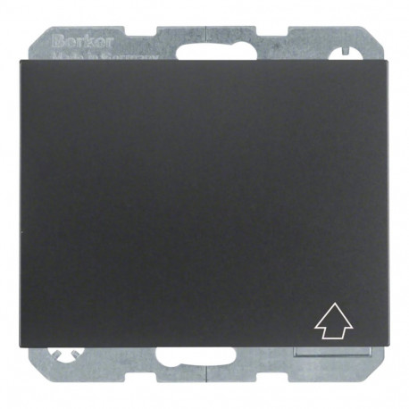 "Berker 47517206 SCHUKO-Steckdose mit Klappdeckel K.1 anthrazit"