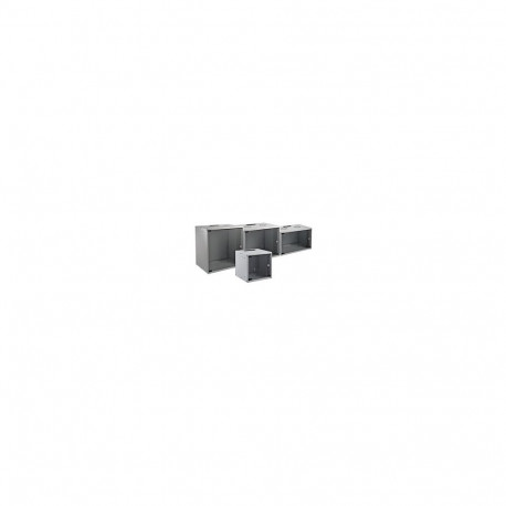 "19"" 12HE Wandgeh. Basic, Tiefe 600mm, unmontiert, grau"