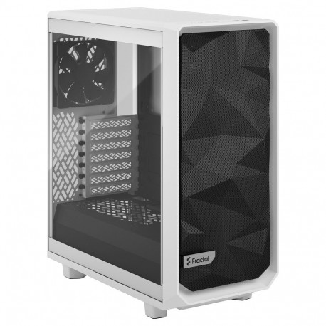 "Fractal Design Meshify 2 Compact - schwarz/weiß - Clear Tempered Glass"
