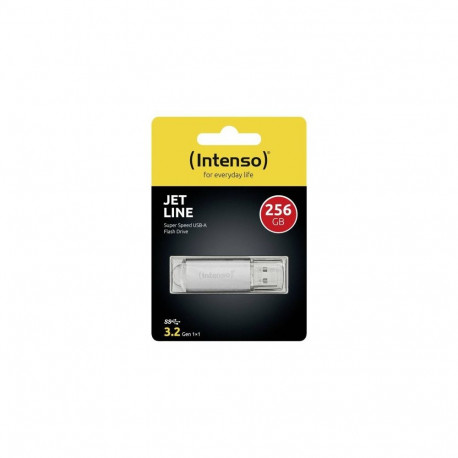 Intenso Pendrive 256GB Jet Line USB 3.2, Silver EU (3541492)