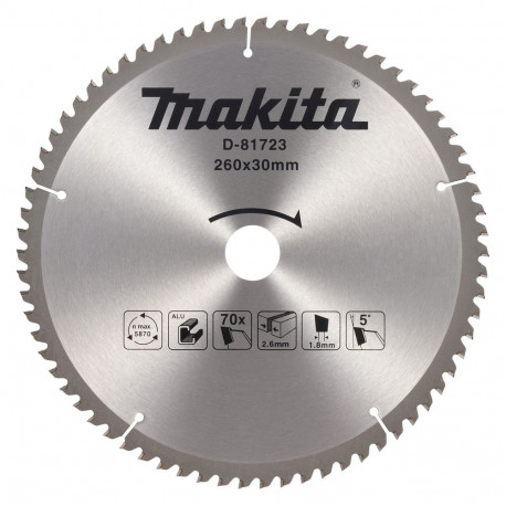 Makita ketassaag 260x30x70z