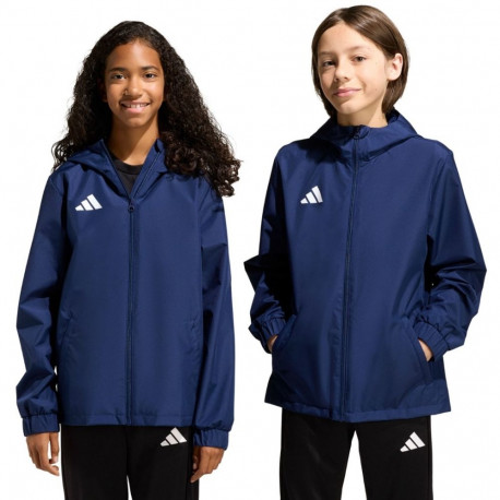 adidas laste jope Entrada 26 All Weather JZ9103 140cm, tumesinine