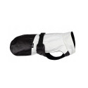 JACKET FOR DOGS FLUO BLACK. WHITE 45