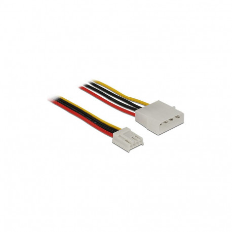"Delock Stromkabel 4 Pin Stecker > 4 Pin Floppy Buchse 60 cm"