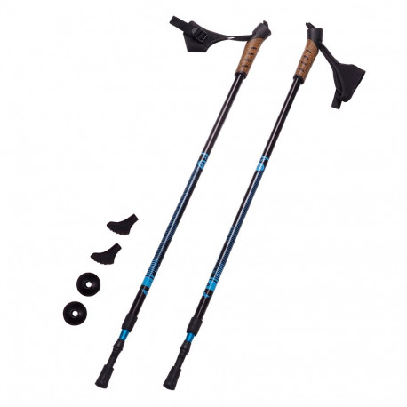 Kijki Nordic Walking Pacer Bjorn niebieski 2-częściowy