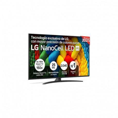 TV SetLG55 "4K Ultra HD3840 x 2160 pixelsFlat16:9NanoCell55NANO81A6A 55NANO81A6A (8806096362365)