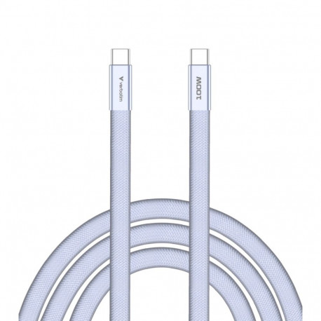 USB-kaabel USB-C USB-C Verbatim Sync & Charge SoftTouch PD3.0 100W 1.2m 480Mbps - Purple/lilla