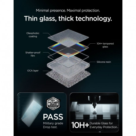 Spigen ALM Glas.tR T Tempered Glass for iPad Air 11" 2024 / 2025 / 2026