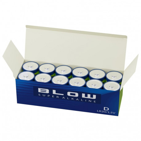 82-596# Bateria blow super alkaline r20/d opakowanie (6 tk.)