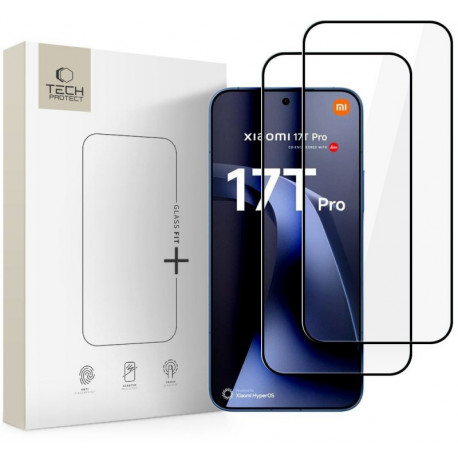Tech-Protect kaitseklaas Glass Fit+ Xiaomi 17T Pro 2tk
