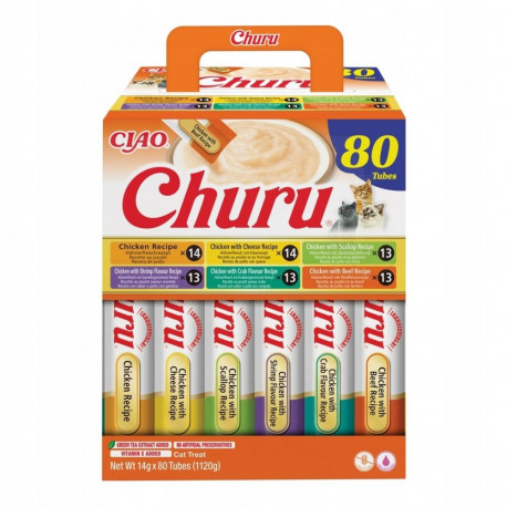 INABA kassimaiused Churu kana segu 80x14g