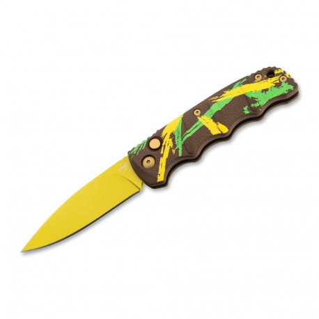 Böker Plus nuga AKS 74 Dubai Chocolate automaatne D2