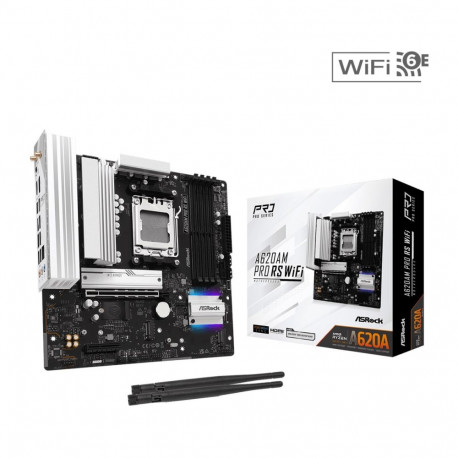 Asrock A620AM Pro RS WiFi AMD A620A Socket AM5 micro ATX