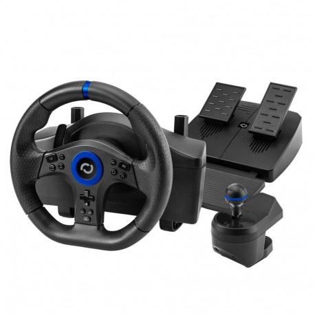 Blade BL7002 Gaming Controller Black, Blue USB Steering wheel + pedals + shifter PC, PlayStation 5