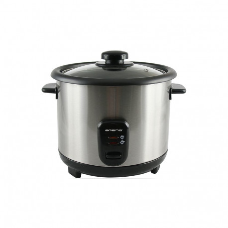 Emerio riisikeetja RCE-110118 1.5L 500W roostevabast terasest, must