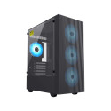 GameMax mini-torni arvutikorpus Edge, must