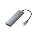 Conceptronic dokkimisjaam DONN11G 6-ühes USB 3.2 Gen 1, HDMI, 100W USB PD, USB 3.0, USB 2.0, SD, TF/