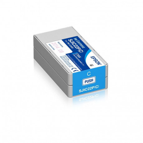 Epson tindikassett SJIC22P(C) ColorWorks C3500 jaoks, tsüaan