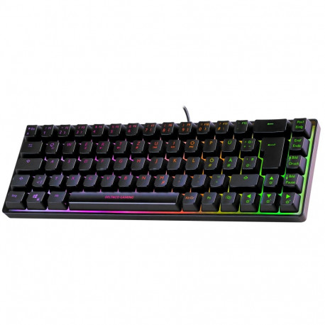 Deltaco Gaming klaviatuur GAM-158-DE USB QWERTZ Nordic, must