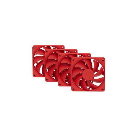 "HYTE FAN- -FA12-RR-4 Computer Cooling System CPU Fan 12 Cm Red 4 Pcs"