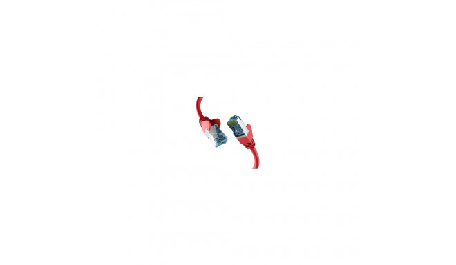 "EFB RJ45 Patchkabel mit Cat7 Rohkabel 30.00m rot"