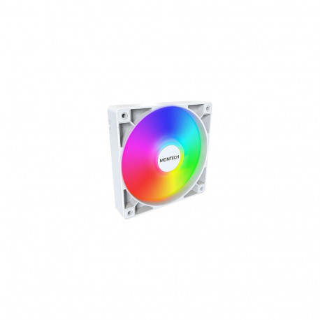 Montech ventilaator GF120 PWM ARGB 120mm, valge