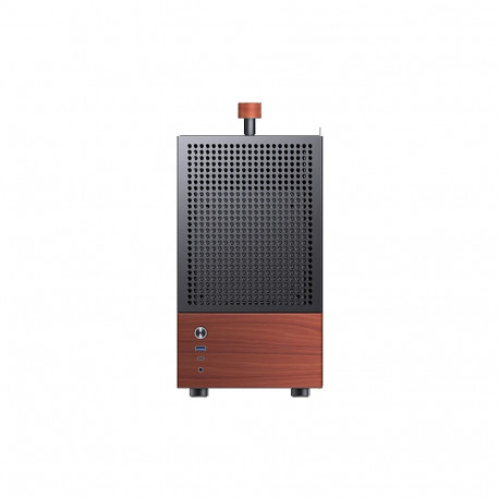 Jonsbo PC korpus T6 Mini-Tower Mini-ITX karastatud klaas, puit, must
