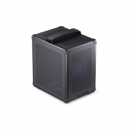 Jonsbo arvutikorpus C6 Mini-Tower Micro-ATX kandekäepidemega, must