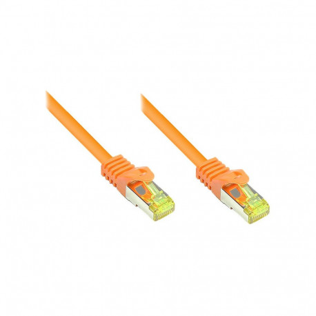 "GoodConnections RJ45 Patchkabel mit Cat. 7 Rohkabel und Rastnasenschutz (), S/FTP, PiMF, halogenfre