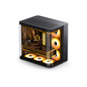 "Jonsbo TK-2 2.0 Midi-Tower, Tempered Glass - schwarz"