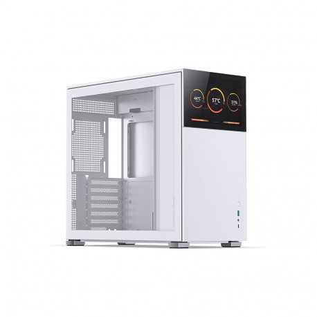 "Jonsbo D41 Screen ATX Gehäuse, Tempered Glass - weiß"