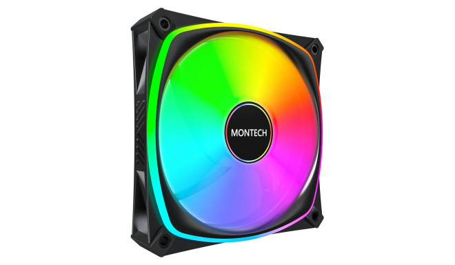 Montech korpuseventilaator RX120 PRO 120MM, must
