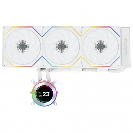 K Lian Li kõik-ühes vesijahutus HYDROSHIFT II LCD-C 360TL, valge