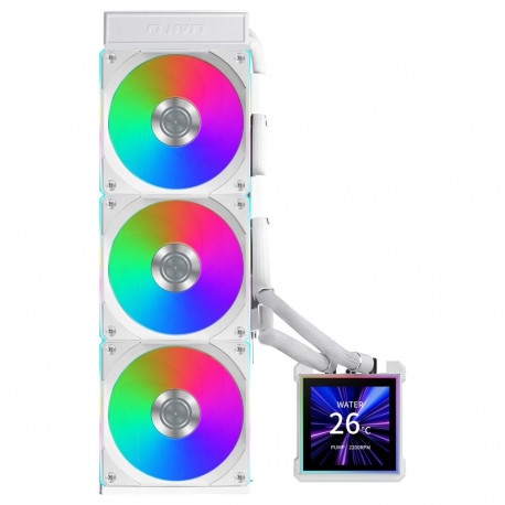 "K Lian Li HydroShift II LCD-S 360CL Weiß | AiO-Wasserkühlung"