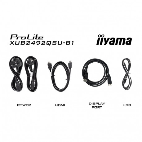 Monitor - IIYAMA ProLite XUB2492QSU-B1 24" QHD 100Hz IPS