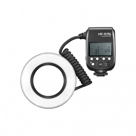 Photography Equipment - Godox MF R76 Macro Ring Flash, dual tube, 660 flashes