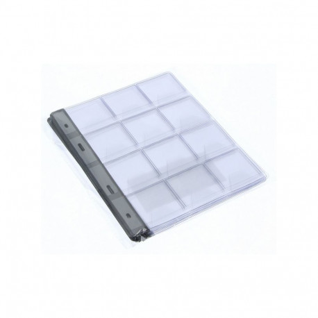Coin Album Inner Sheets - Gedeon CA21-12C Coin Album Inner Sheets, 10Pcs, 45mm × 45mm