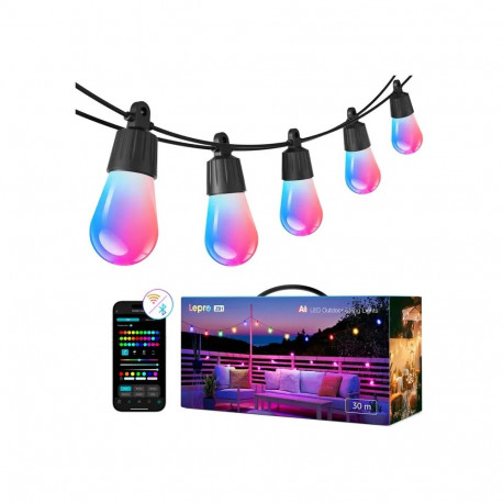 Outdoor String Lights - LEPRO ZB1-30 Wi‑Fi String Lights, 30 m