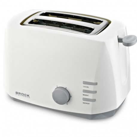 Brock BT 1002 WH Toaster 800W, White
